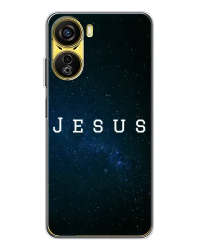 Чехол для ZTE Nubia Neo 5G с картинкой «Звездное небо Jesus»