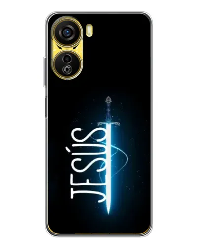 Чехол для ZTE Nubia Neo 5G с картинкой «Меч Духа Jesus»