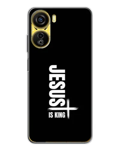 Чехол для ZTE Nubia Neo 5G с картинкой «Вертикаль веры Jesus»