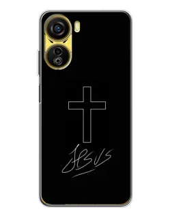 Чохол для ZTE Nubia Neo 5G з картинкою «Графічний хрест Jesus»
