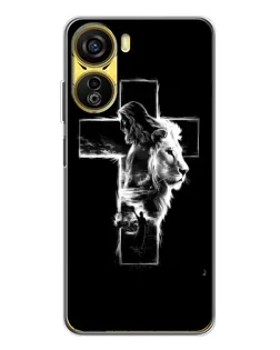 Чохол для ZTE Nubia Neo 5G з картинкою «Сяючий хрест Jesus»