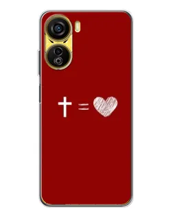 Чохол для ZTE Nubia Neo 5G з картинкою «Рівняння любові»