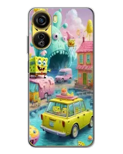 Чехол для ZTE Nubia Neo 5G с картинкой «Монстр-трак приключения»