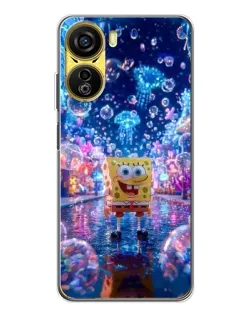 Чехол для ZTE Nubia Neo 5G с картинкой «Неоновый океан»