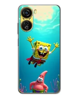 Чохол для ZTE Nubia Neo 5G з картинкою «Спанч Боб під водою»