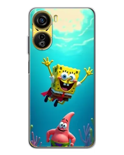 Чохол для ZTE Nubia Neo 5G з картинкою «Спанч Боб під водою» Чохол для ZTE Nubia Neo 5G з картинкою «Спанч Боб під водою»