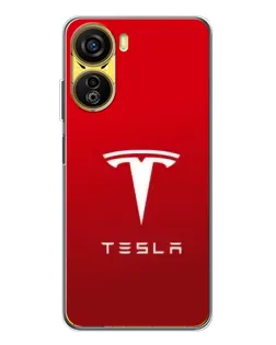 Чехол для ZTE Nubia Neo 5G с картинкой «Tesla Red Classic»