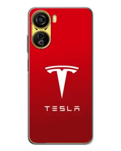 Чехол для ZTE Nubia Neo 5G с картинкой «Tesla Red Classic»