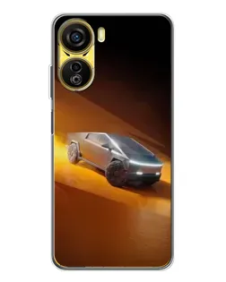 Чехол для ZTE Nubia Neo 5G с картинкой «Cybertruck в пустыне»