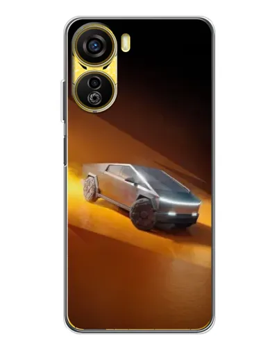 Чехол для ZTE Nubia Neo 5G с картинкой «Cybertruck в пустыне»