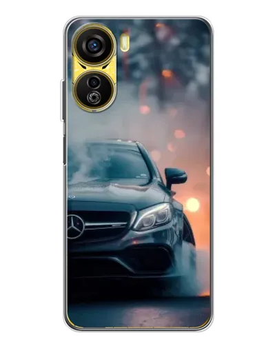 Чехол для ZTE Nubia Neo 5G с картинкой «Mercedes — ночной город» Чехол для ZTE Nubia Neo 5G с картинкой «Mercedes — ночной город»