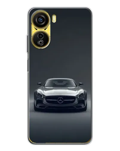 Чехол для ZTE Nubia Neo 5G с картинкой «Mercedes на черном» Чехол для ZTE Nubia Neo 5G с картинкой «Mercedes на черном»