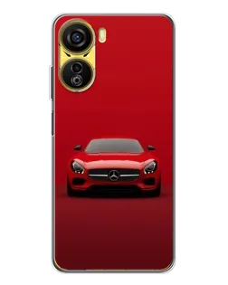 Чехол для ZTE Nubia Neo 5G с картинкой «Красный Mercedes AMG»