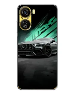 Чехол для ZTE Nubia Neo 5G с картинкой «Темный Mercedes AMG»