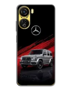 Чехол для ZTE Nubia Neo 5G с картинкой «Mercedes G-Class красный»