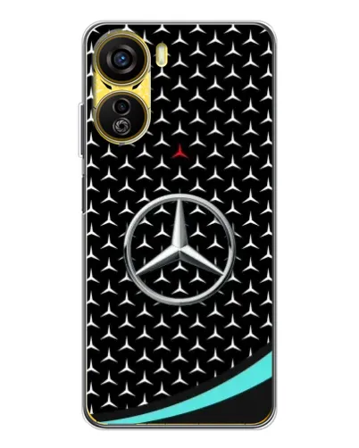 Чехол для ZTE Nubia Neo 5G с картинкой «Mercedes — бирюзовый акцент» Чехол для ZTE Nubia Neo 5G с картинкой «Mercedes — бирюзовый акцент»