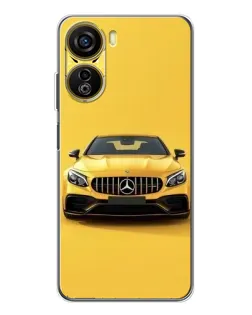 Чехол для ZTE Nubia Neo 5G с картинкой «Желтый Mercedes GT»