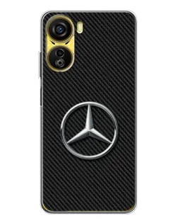 Чохол для ZTE Nubia Neo 5G з картинкою «Карбоновий Mercedes стиль»