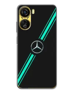 Чохол для ZTE Nubia Neo 5G з картинкою «Спортивні лінії Mercedes»