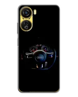 Чехол для ZTE Nubia Neo 5G с картинкой «Салон Audi — руль»