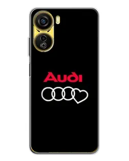 Чехол для ZTE Nubia Neo 5G с картинкой «Логотип Audi Heart»