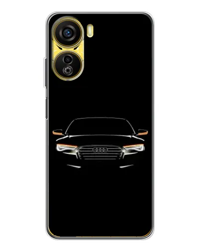 Чехол для ZTE Nubia Neo 5G с картинкой «Audi — ночной контур» Чехол для ZTE Nubia Neo 5G с картинкой «Audi — ночной контур»