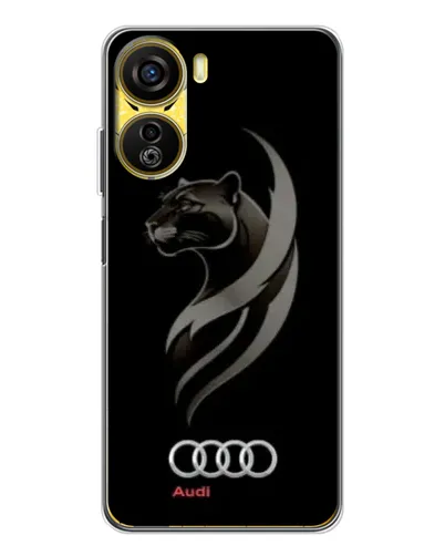 Чехол для ZTE Nubia Neo 5G с картинкой «Графика — пантера и Audi» Чехол для ZTE Nubia Neo 5G с картинкой «Графика — пантера и Audi»