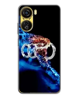 Чехол для ZTE Nubia Neo 5G с картинкой «Энергия лого Audi»
