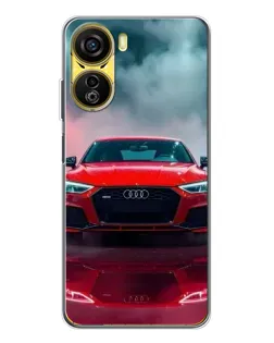 Чехол для ZTE Nubia Neo 5G с картинкой «Audi RS — красный стиль»