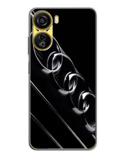 Чехол для ZTE Nubia Neo 5G с картинкой «Audi — абстрактные кольца»