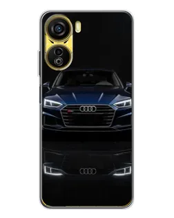 Чехол для ZTE Nubia Neo 5G с картинкой «Audi — ночное отражение»