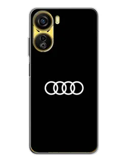 Чехол для ZTE Nubia Neo 5G с картинкой «Audi White Logo»