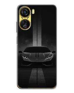 Чехол для ZTE Nubia Neo 5G с картинкой «Lamborghini симметрия дорог»
