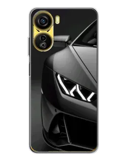 Чехол для ZTE Nubia Neo 5G с картинкой «Lamborghini фары детализация»