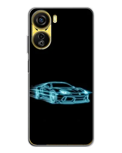 Чехол для ZTE Nubia Neo 5G с картинкой «Неоновый контур Lamborghini» Чехол для ZTE Nubia Neo 5G с картинкой «Неоновый контур Lamborghini»