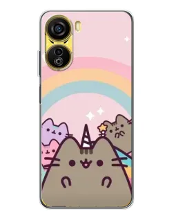 Чехол для ZTE Nubia Neo 5G с картинкой «Единорог Pusheen»