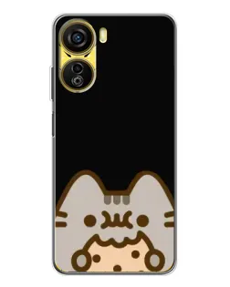 Чехол для ZTE Nubia Neo 5G с картинкой «Пушин на черном»