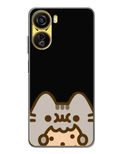 Чехол для ZTE Nubia Neo 5G с картинкой «Пушин на черном» Чехол для ZTE Nubia Neo 5G с картинкой «Пушин на черном»