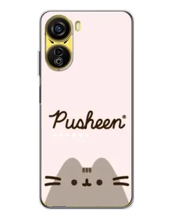 Чехол для ZTE Nubia Neo 5G с картинкой «Pusheen логотип»