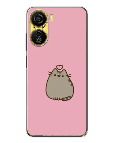 Чехол для ZTE Nubia Neo 5G с картинкой «Pusheen сердце» Чехол для ZTE Nubia Neo 5G с картинкой «Pusheen сердце»