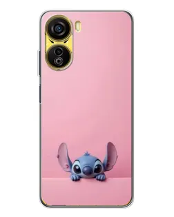 Чехол для ZTE Nubia Neo 5G с картинкой «Stitch выглядывает»