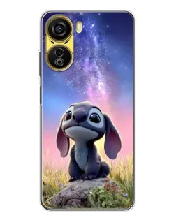 Чехол для ZTE Nubia Neo 5G с картинкой «Стич на рассвете»