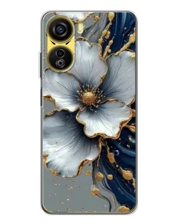Чехол для ZTE Nubia Neo 5G с картинкой «Белый цветок и золотой флюид» Чехол для ZTE Nubia Neo 5G с картинкой «Белый цветок и золотой флюид»