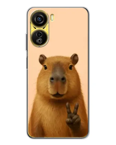 Чехол для ZTE Nubia Neo 5G с картинкой «Капибара виктория» Чехол для ZTE Nubia Neo 5G с картинкой «Капибара виктория»