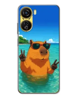 Чехол для ZTE Nubia Neo 5G с картинкой «Морская капибара» Чехол для ZTE Nubia Neo 5G с картинкой «Морская капибара»
