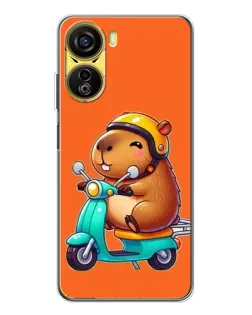 Чехол для ZTE Nubia Neo 5G с картинкой «Капибара на скутере» Чехол для ZTE Nubia Neo 5G с картинкой «Капибара на скутере»