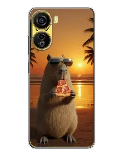 Чехол для ZTE Nubia Neo 5G с картинкой «Капибара с пиццей» Чехол для ZTE Nubia Neo 5G с картинкой «Капибара с пиццей»