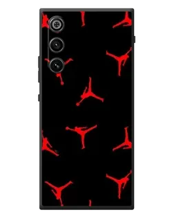 Чехол для ZTE Nubia RedMagic 10 Air с картинкой «Jordan Red Pattern»