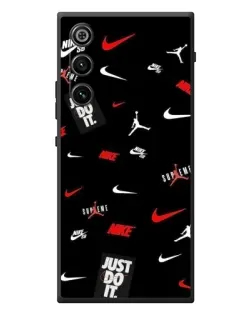 Чехол для ZTE Nubia RedMagic 10 Air с картинкой «Nike Mix Pattern»