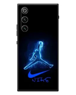Чехол для ZTE Nubia RedMagic 10 Air с картинкой «Jordan Neon Blue»